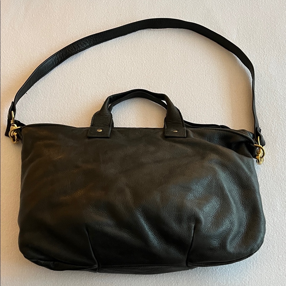 Clare V Black Leather Bag